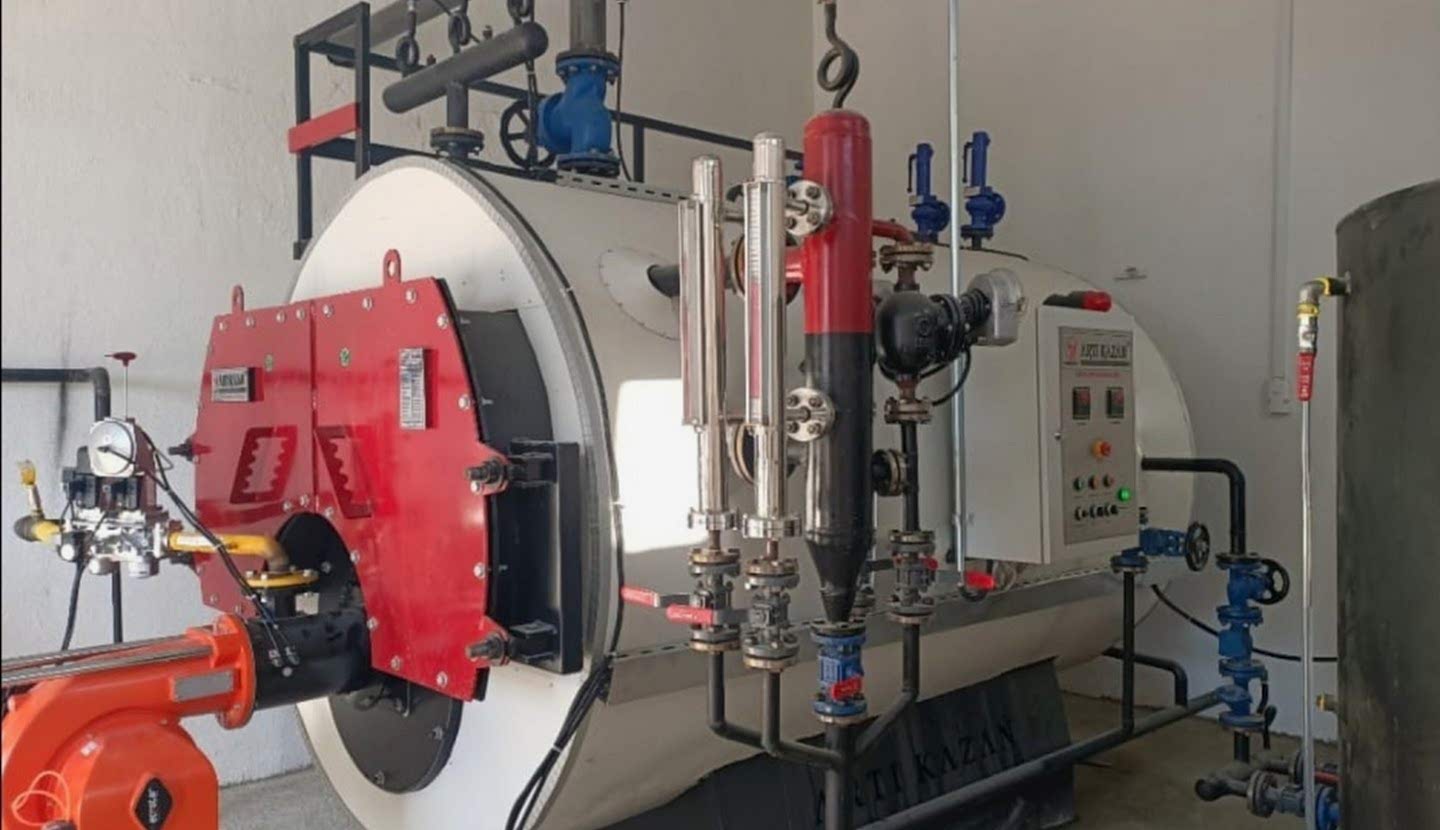 Gaz Yakıtlı Buhar Kazanı Projesi/ Konya